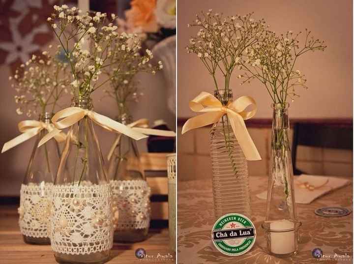 Enfeite de mesa DIY