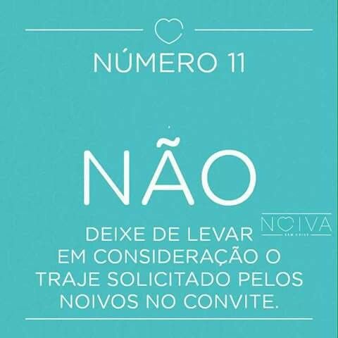 Dicas para os convidados 12
