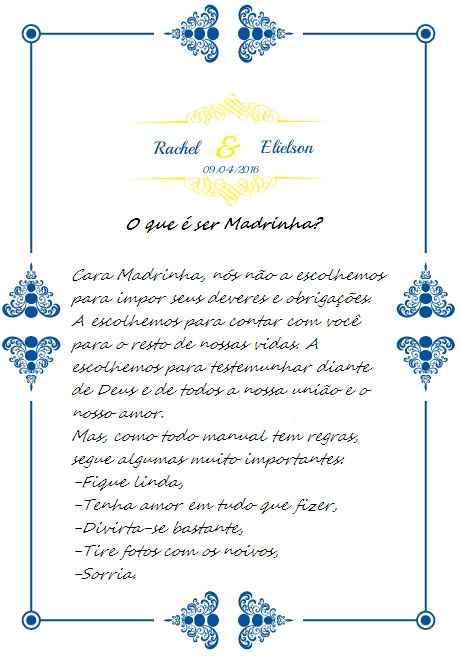 Manual dos padrinhos