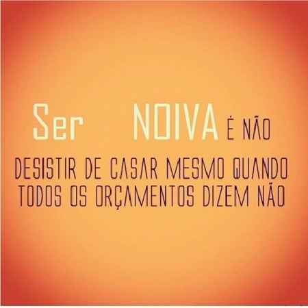 ser noiva