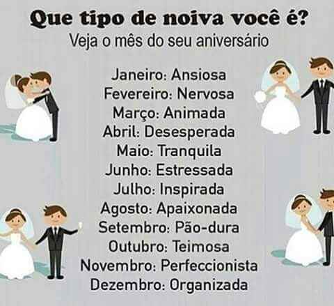 Que tipo de noiva vc é??? #vemver - 1