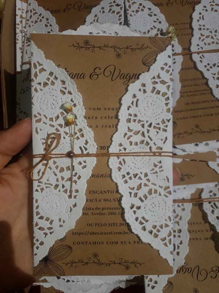 Convite (eu mesma que fiz)😍 - 1