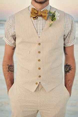  roupa dos padrinhos cor Bege. ondr Acho??  Help! - 1
