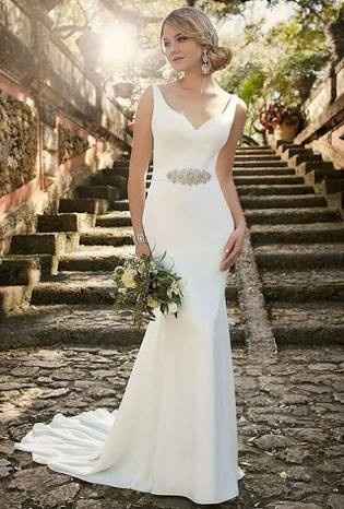  Vestido de cetim - 1