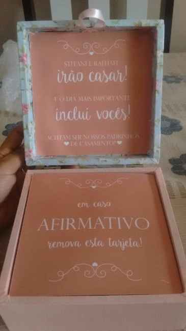 Convites de padrinhos e madrinhas - 5