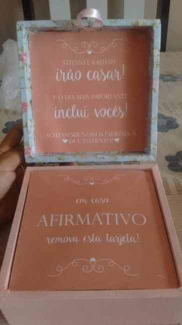 Convites de padrinhos e madrinhas - 5