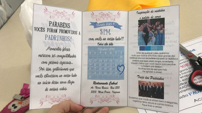  Convite dos padrinhos!! - 2