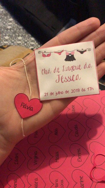 Convite chá lingerie #diy - 2