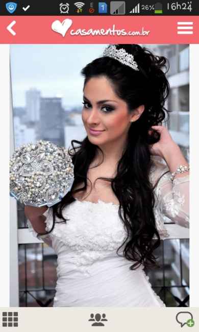 Penteado da noiva  - 1