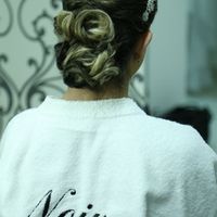 detalhe do penteado