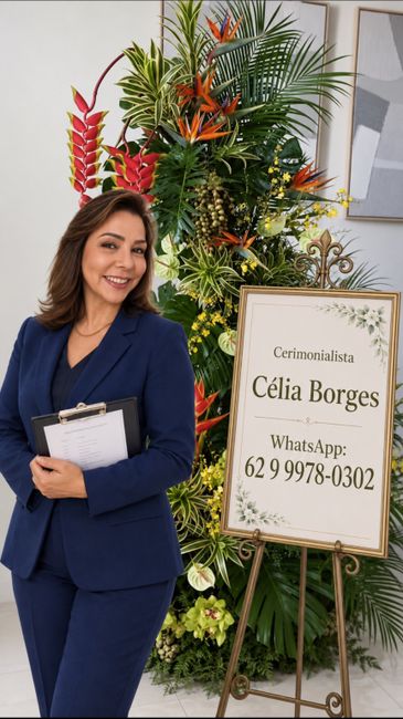 Cerimonialista Célia Borges 1