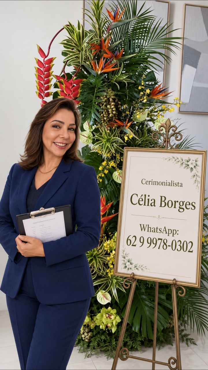 Cerimonialista Célia Borges - 1