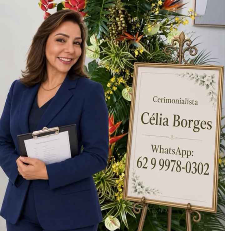 Cerimonialista Célia Borges - 1