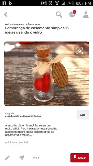 Lembrancinha de noivado ! - 1
