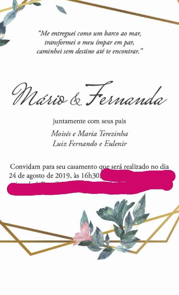 Meu convite #vemver - 1