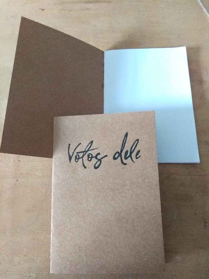 Caderninho de votos - diy - 2