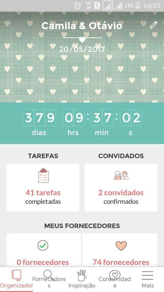 Falta quantos dia pro seu grande dia ?? ?? - 1