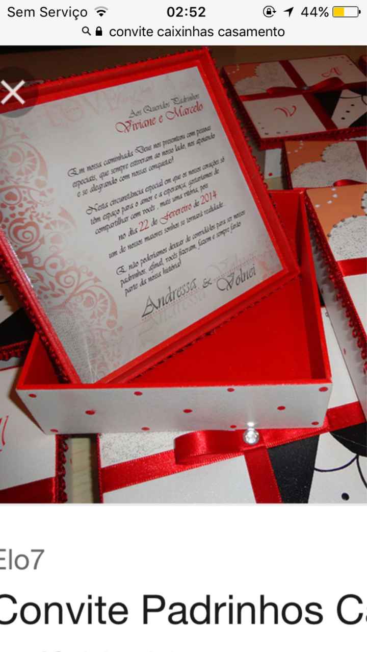  Convite para os padrinhos - 2