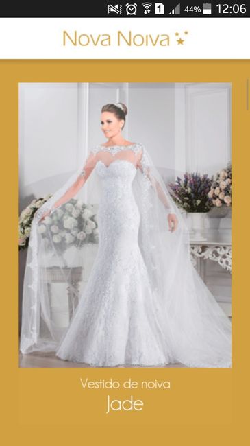 Qual o seu vestido de noiva?  qual foi seu vestido de noiva? - 1