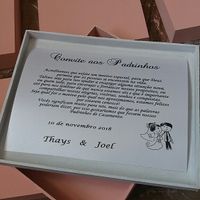 Dica: Meu convite dos padrinhos super facil de fazer😉 - 2