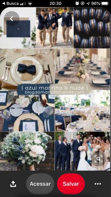 Madrinhas de Azul Marinho x Casamento Nude 2