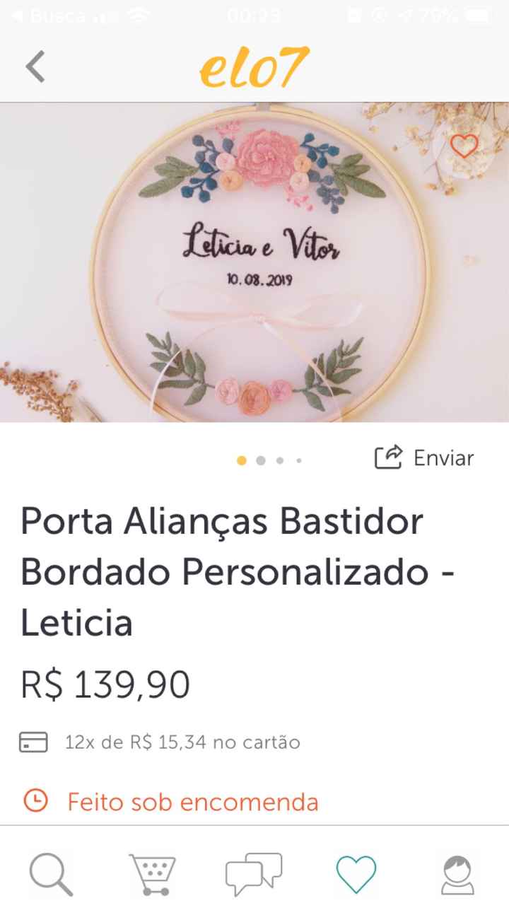 Nosso Porta Alianças: Uma Jóia! 😍💍 - 1