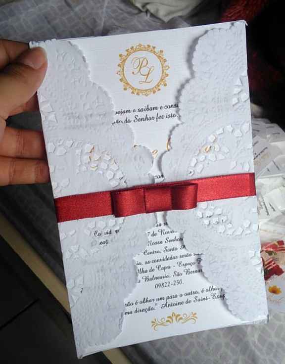Como será seu convite de casamento? - 1
