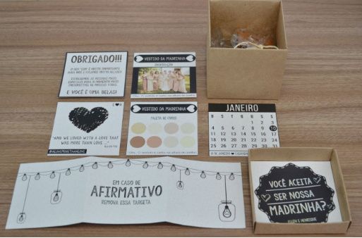 convite de padrinhos
