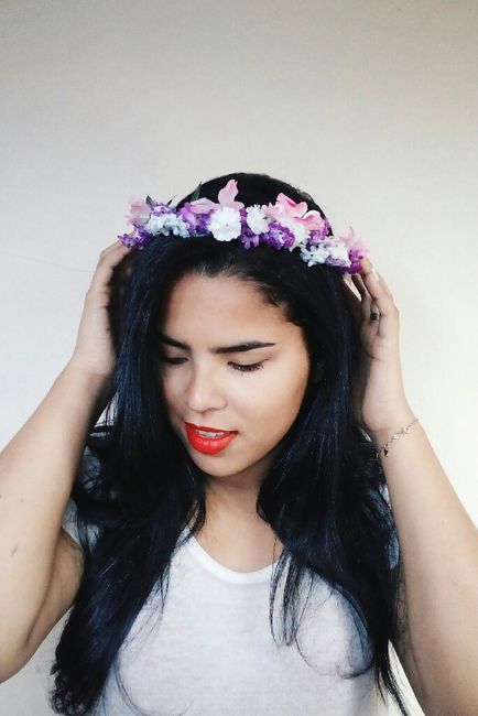  Acessórios pré wedding - diy :coroa flores - 2