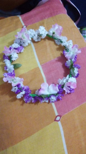  Acessórios pré wedding - diy :coroa flores - 5