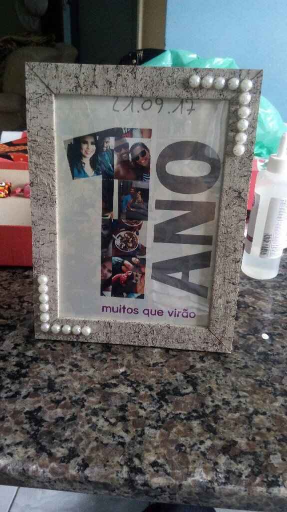  1 ano de namoro- presentinho diy - 1