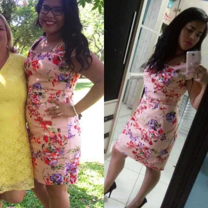  tive que trocar meu vestido - 1