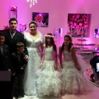 pose com os pagens e damas