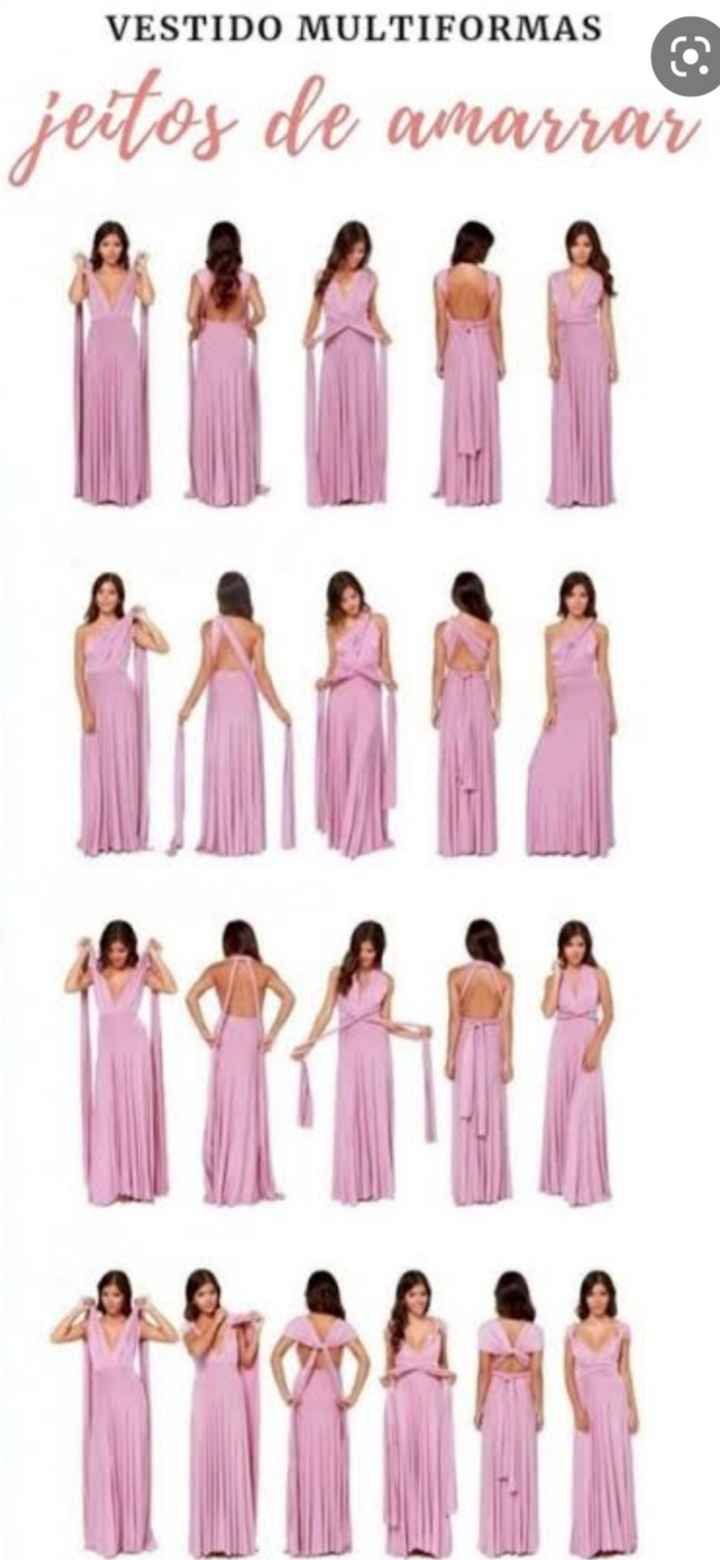 Vestido para madrinhas - 1
