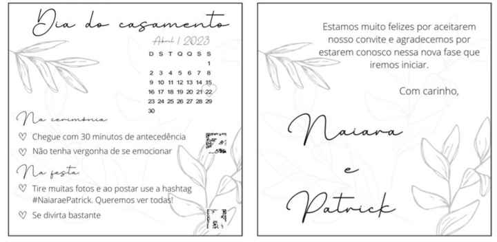Convite dos padrinhos - 4