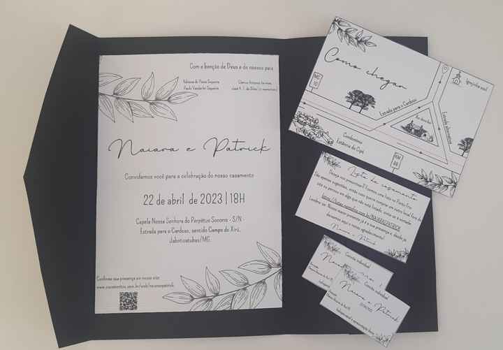Meu convite de casamento - diy - 5