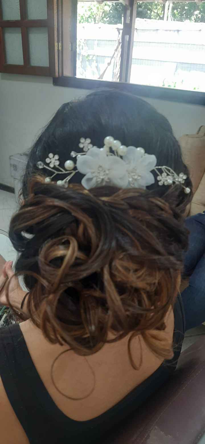 Teste de penteado - #faltam 3 dias - 1