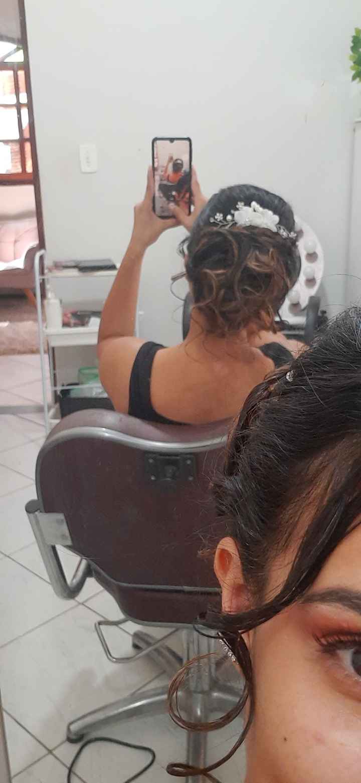 Teste de penteado - #faltam 3 dias - 2