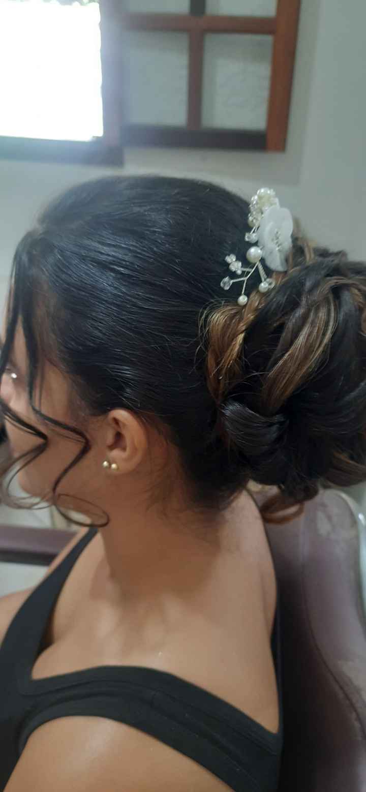 Teste de penteado - #faltam 3 dias - 3