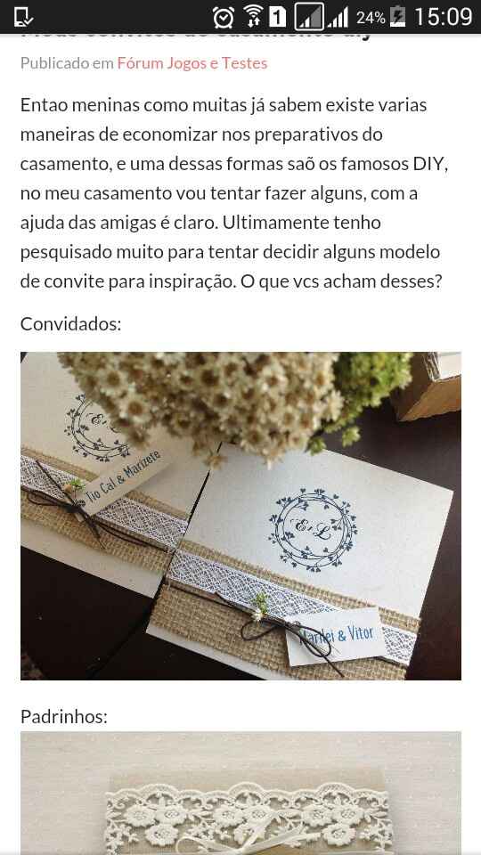 Meus convites ficaram prontos. #vemver - 1