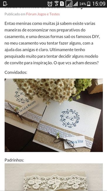 Meus convites ficaram prontos. #vemver - 1