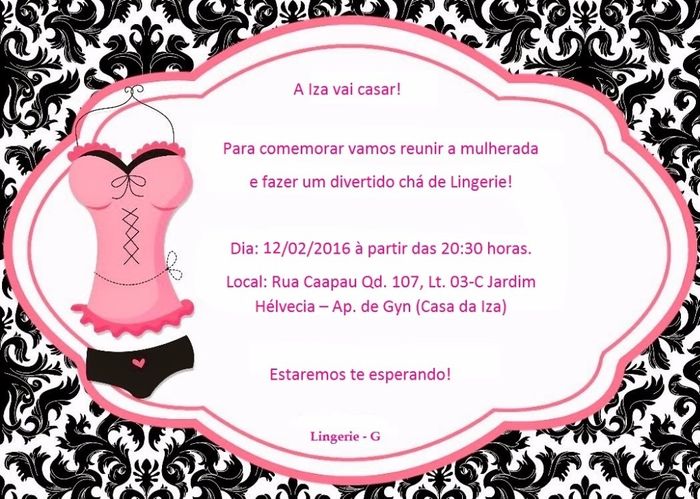 Chá de Lingerie