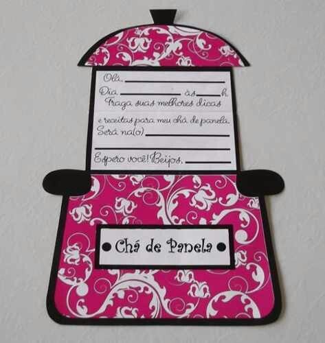 Convite - chá de cozinha - 2