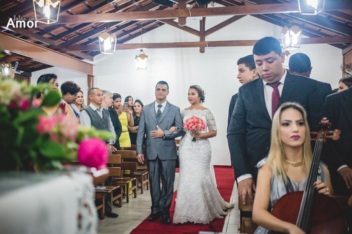 Entrando na igreja (Super nervosa!)
