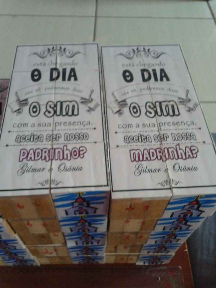 Convite para convidar nossos padrinhos! - 2