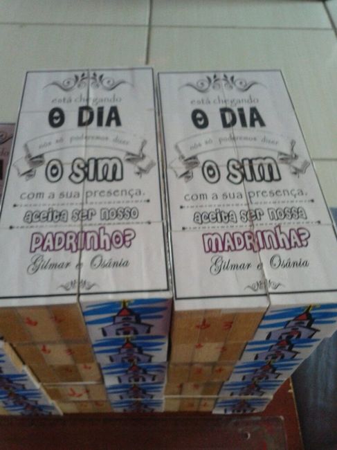 Convite para convidar nossos padrinhos! - 2