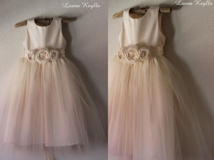 Vestidos para Daminhas em tule