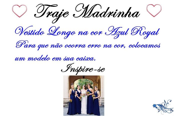 Traje Madrinhas