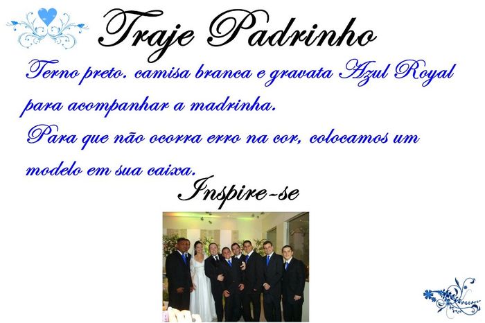 Traje Padrinhos