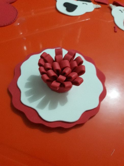 Centro de Mesa do Noivado❣😍 - 19